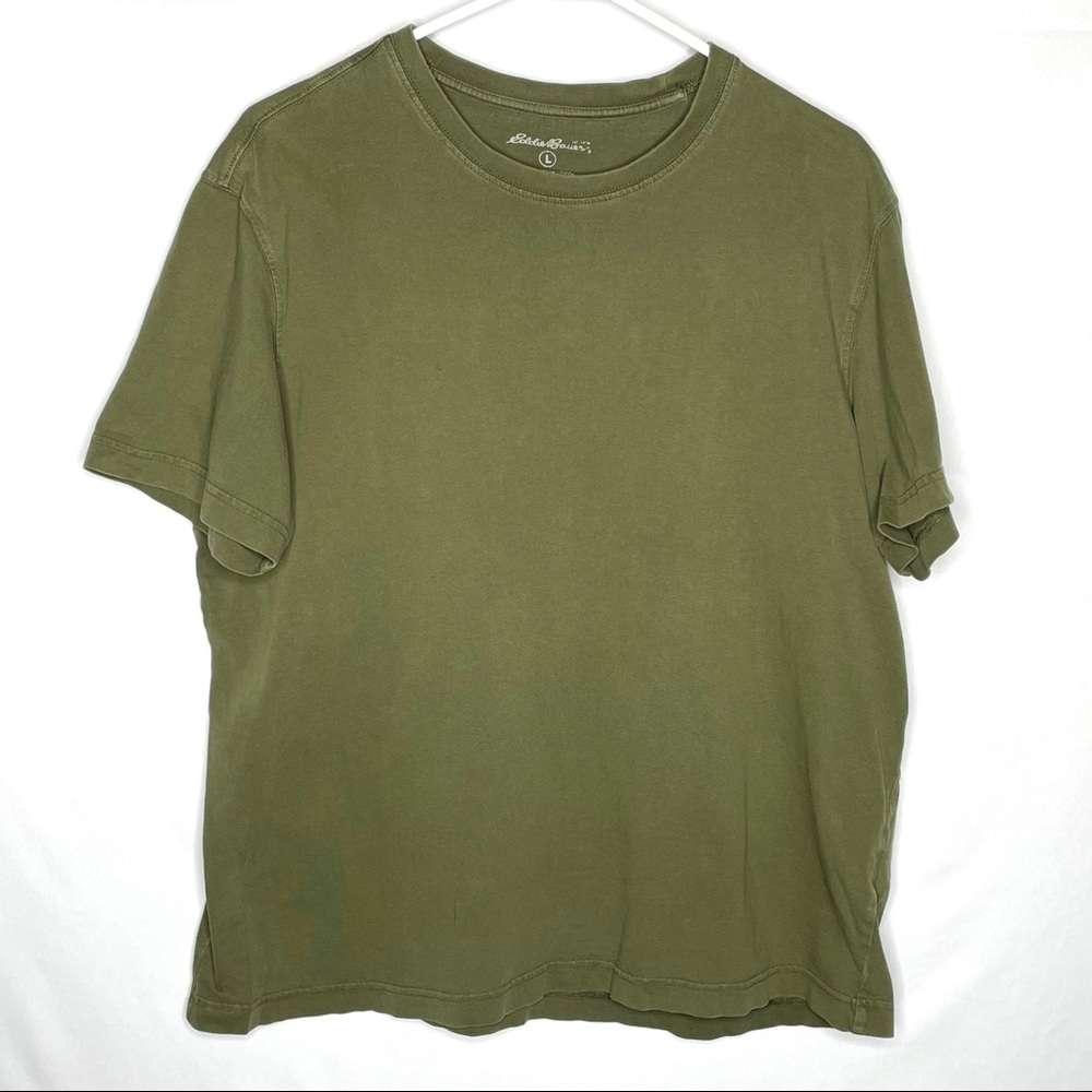 *Eddie Bauer* Lg Military Green T-shirt